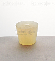 Пробка силиконовая 29x35x30мм, отверстие 6 мм, ASTM D 97, IP 15