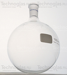 Круглодонная колба с коротким горлом 1л, шлиф 24/40, ASTM D 4929, ГОСТ Р 52247