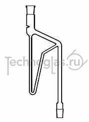 Ловушка, 5 мл, 2x NS24/40, ASTM D 322, IP 23
